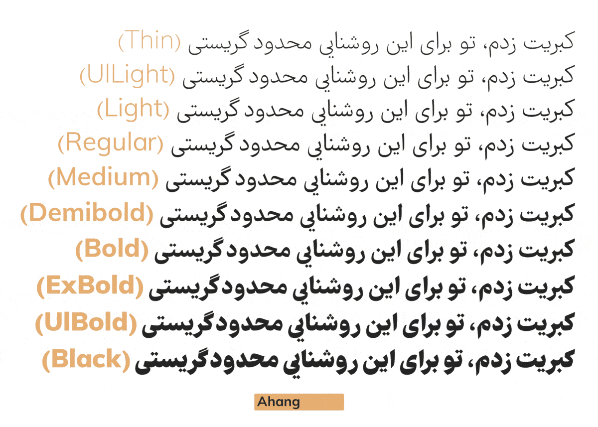 معرفی انواع فونت برای مجلات